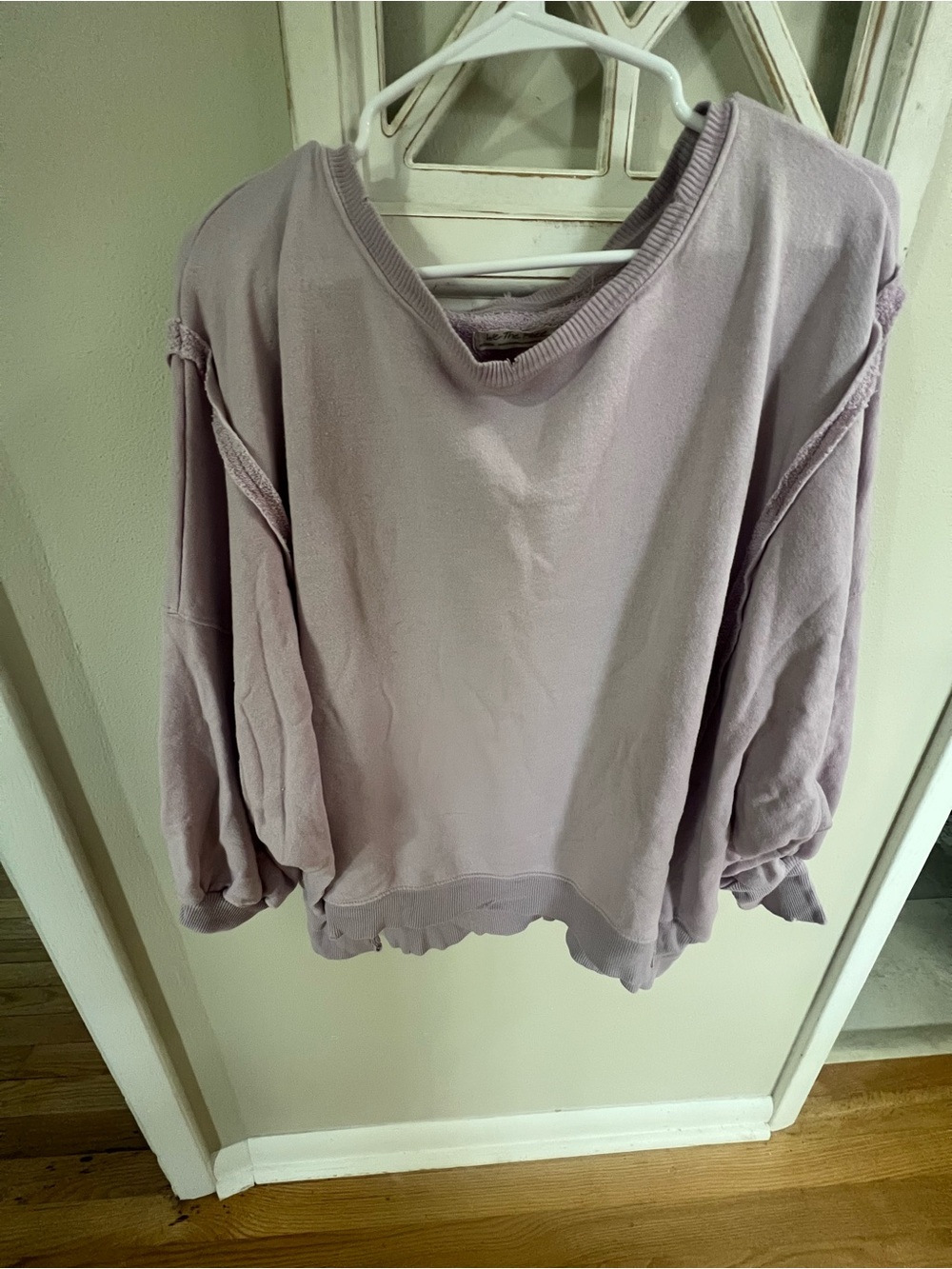 We The Free Lavender Camden sweatshirt